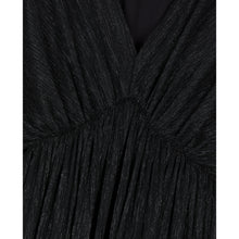 Metallic Jersey Long Dress | Women | Black