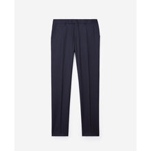 Micro-Motifs Suit Trousers | Men | Navy Blue