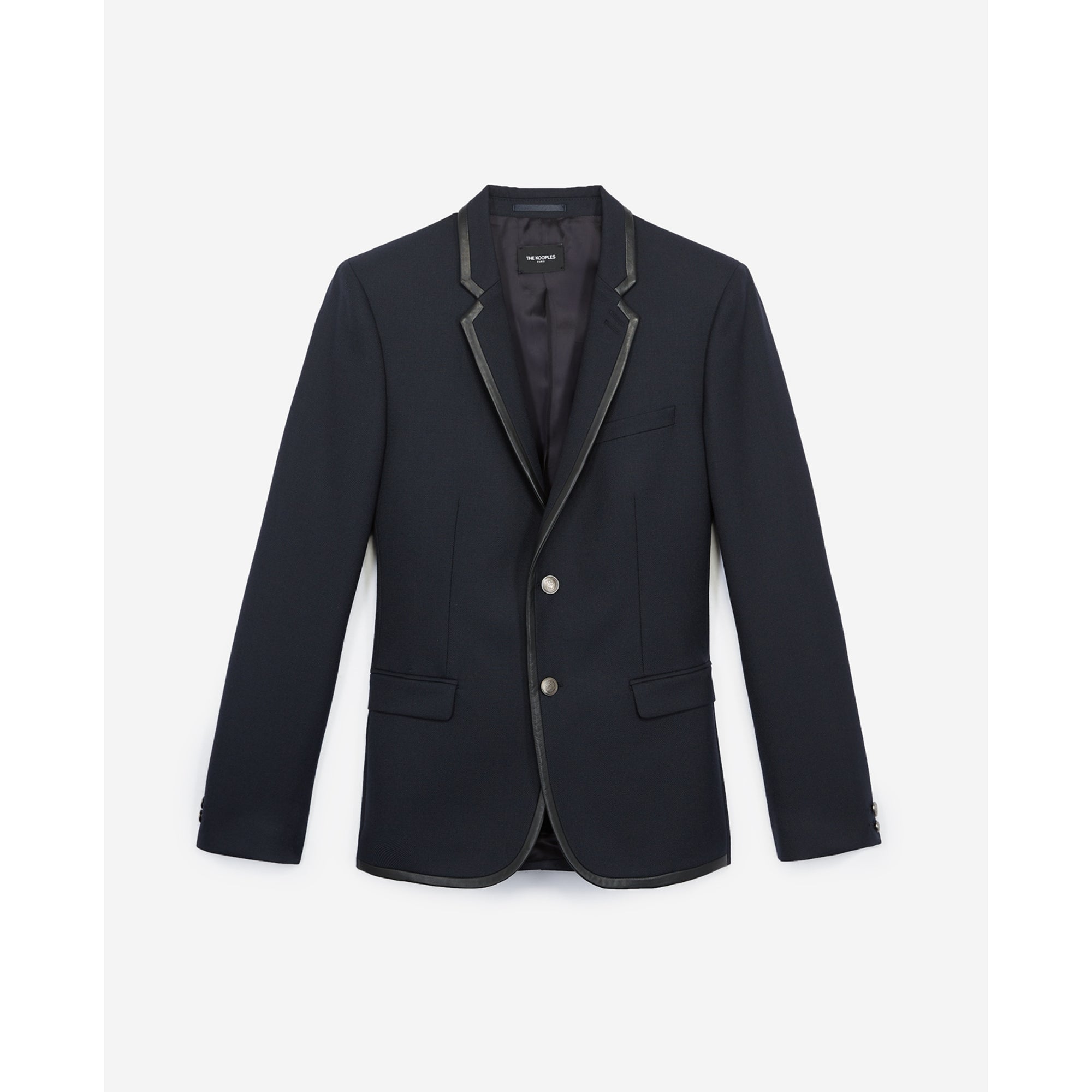 Midnight Blue Wool Blazer | Men | Dark Navy