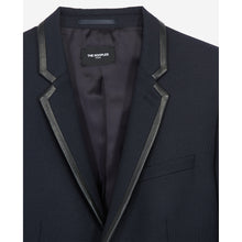 Midnight Blue Wool Blazer | Men | Dark Navy