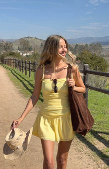 Milly Mini Dress | Yellow