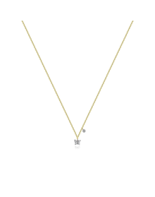 Mini Butterfly Necklace | 14kt Gold