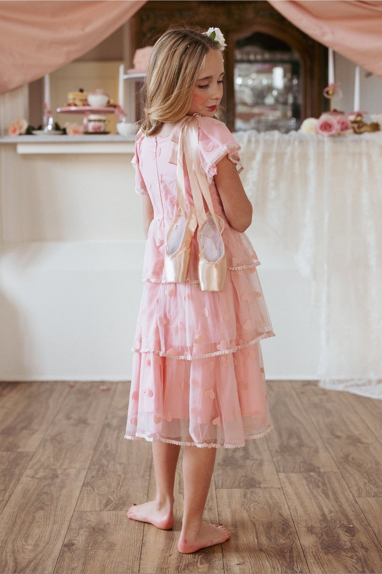 Girls | Mini Annabelle Dress | Pink