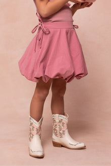 Girls | Mini Clo Bubble Skirt | Mauve