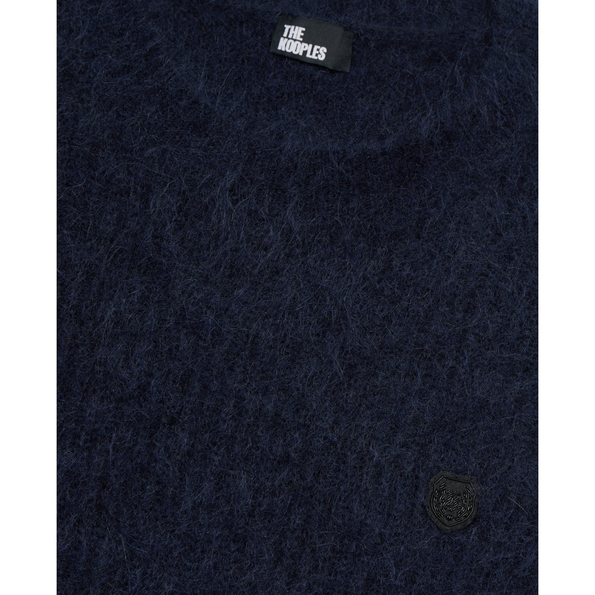 Mohair And Wool Sweater | Men | Navy Blue