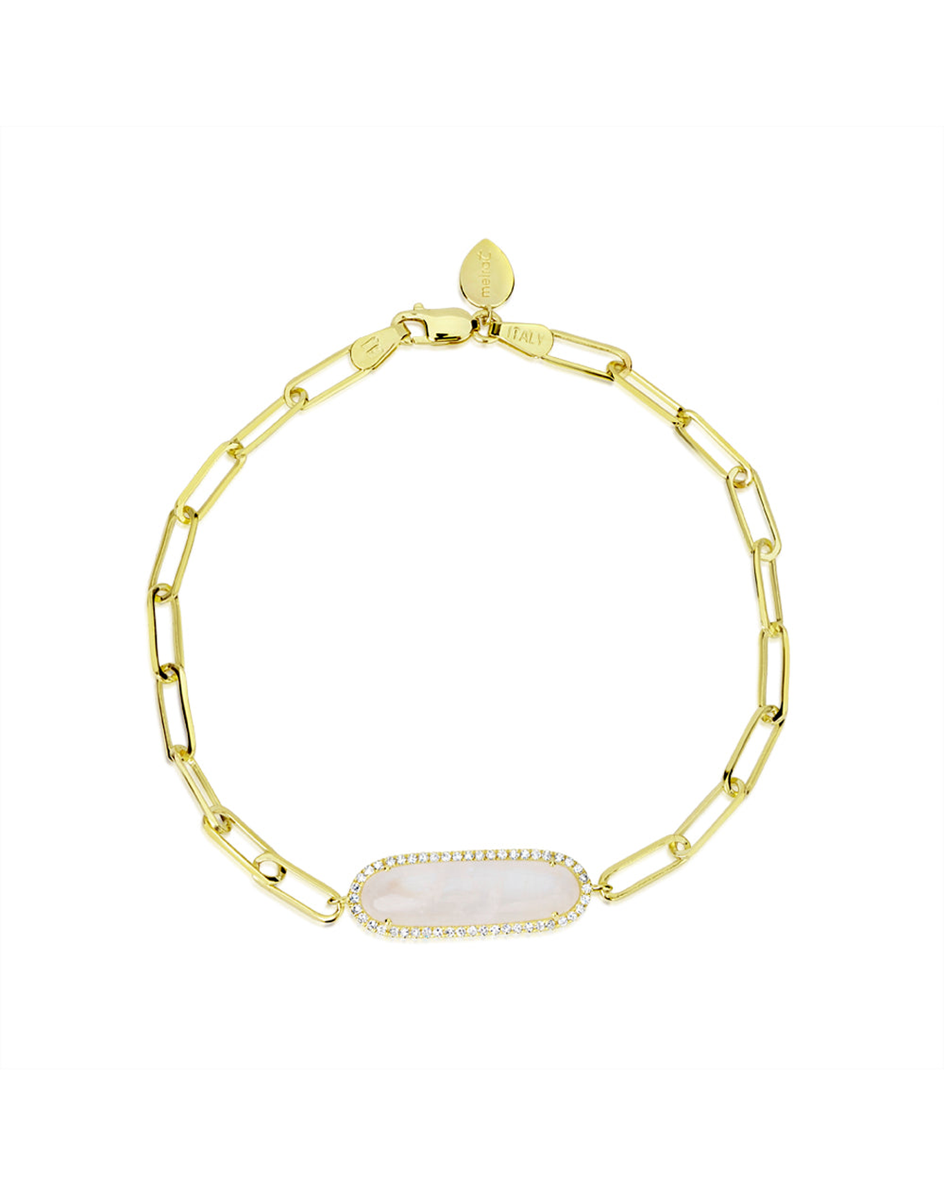 Moonstone Bracelet | 14k Yellow Gold