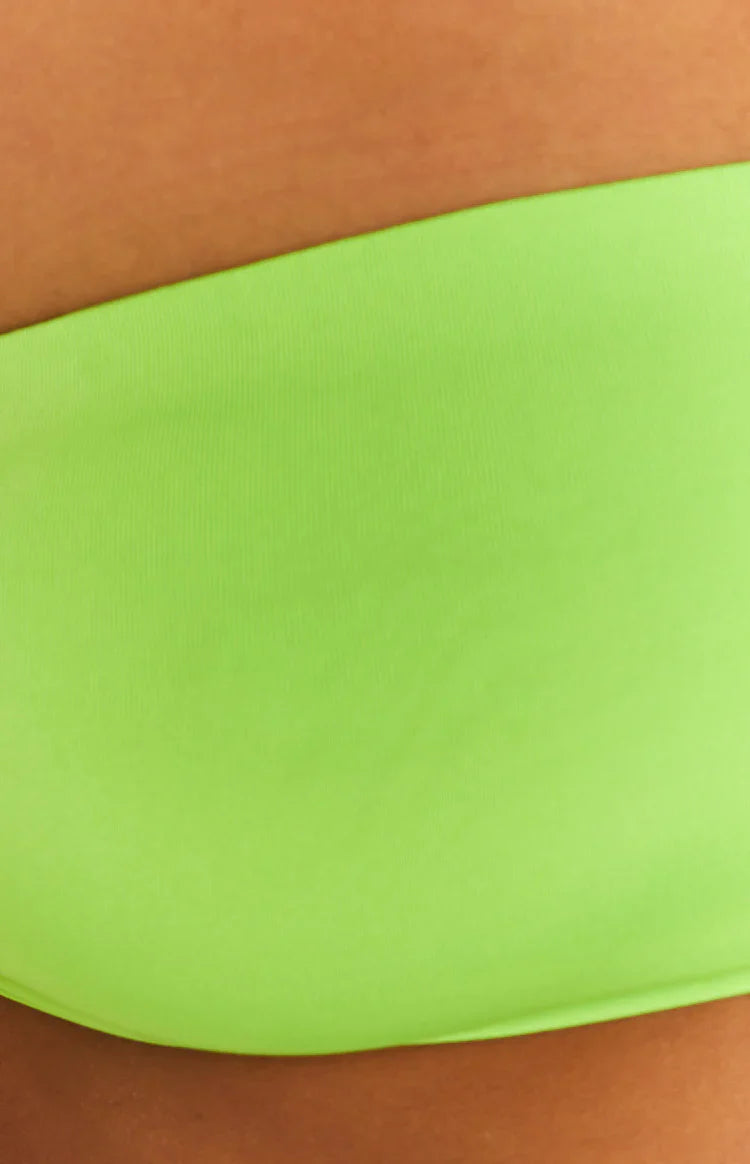 Murphy Bandeau Top | Lime