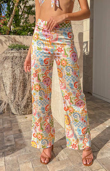 Mykonos Euro Pants | Summer Print