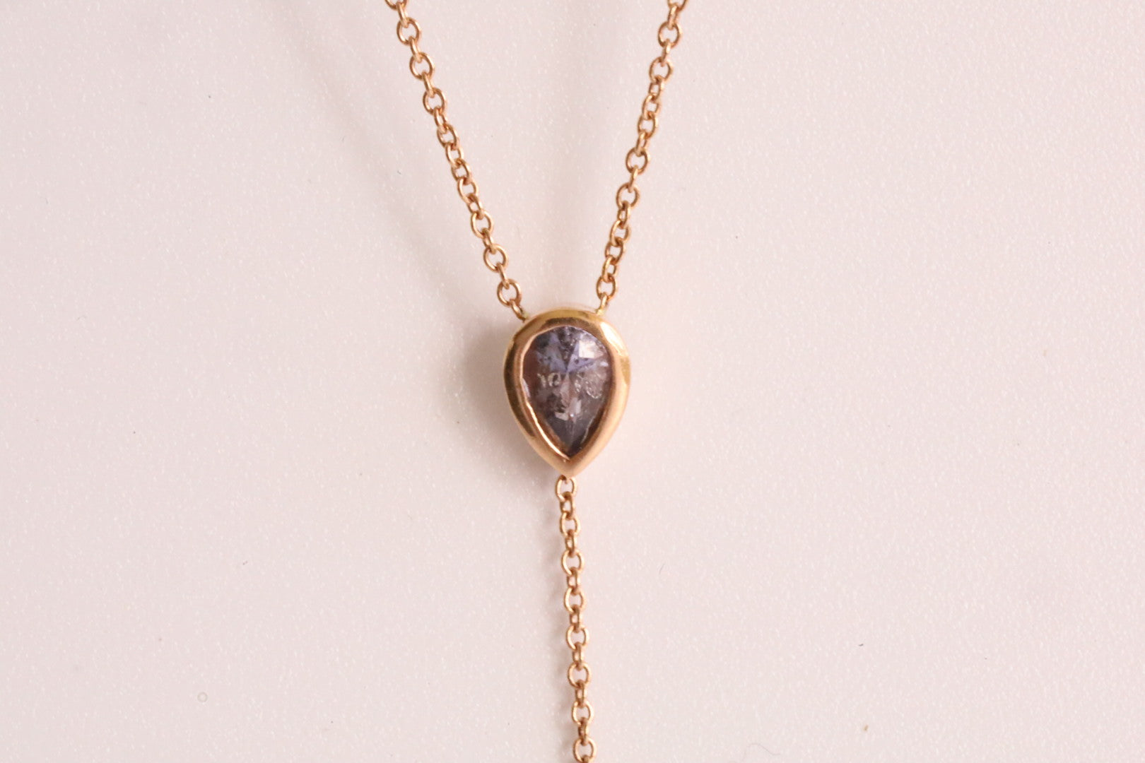 Women | Spinel Stillwater Lariat | 14k Rose Gold – Lavender Spinel