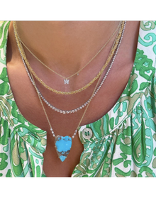 Mini Butterfly Necklace | 14kt Gold