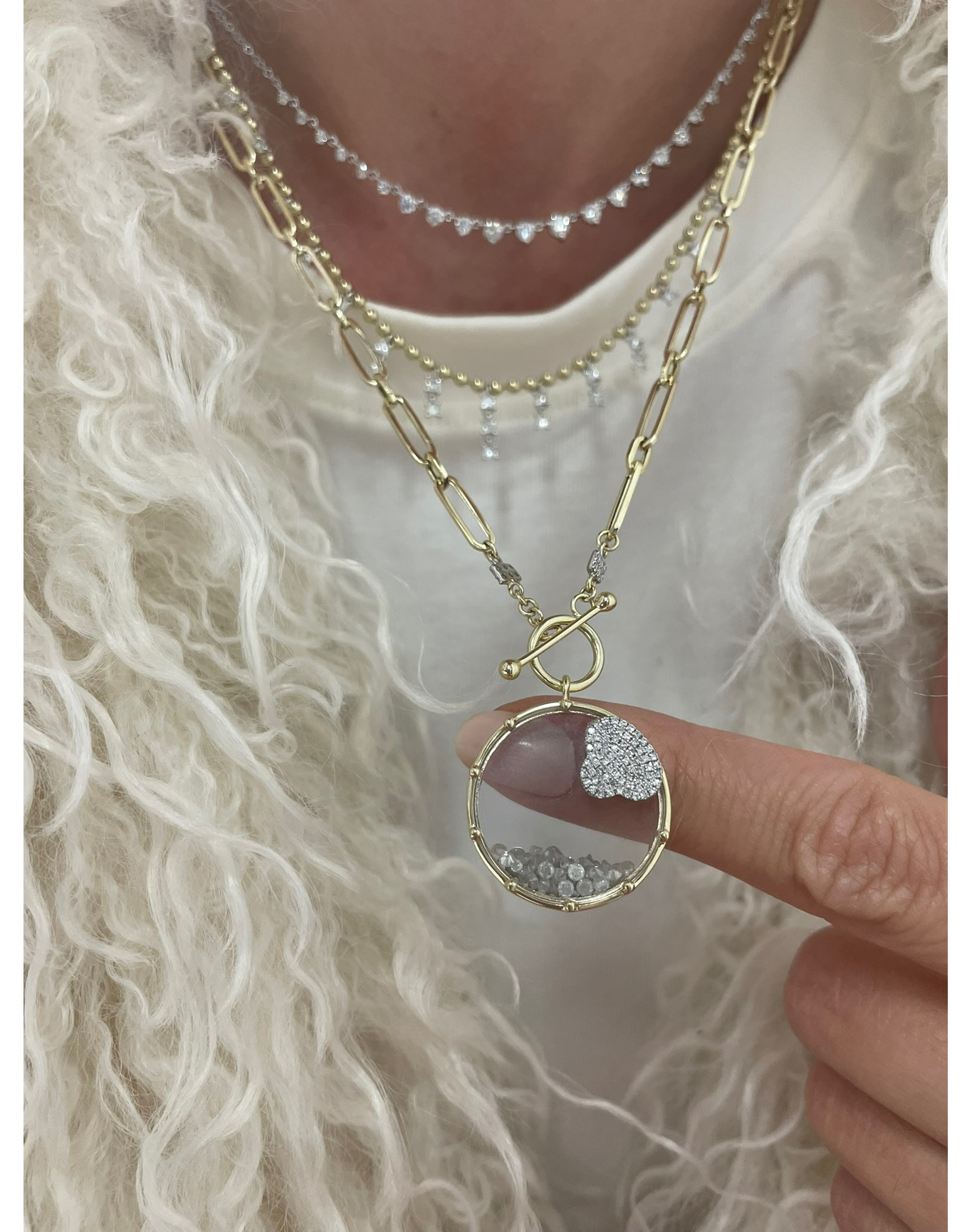 Diamond Shaker | Yellow Gold