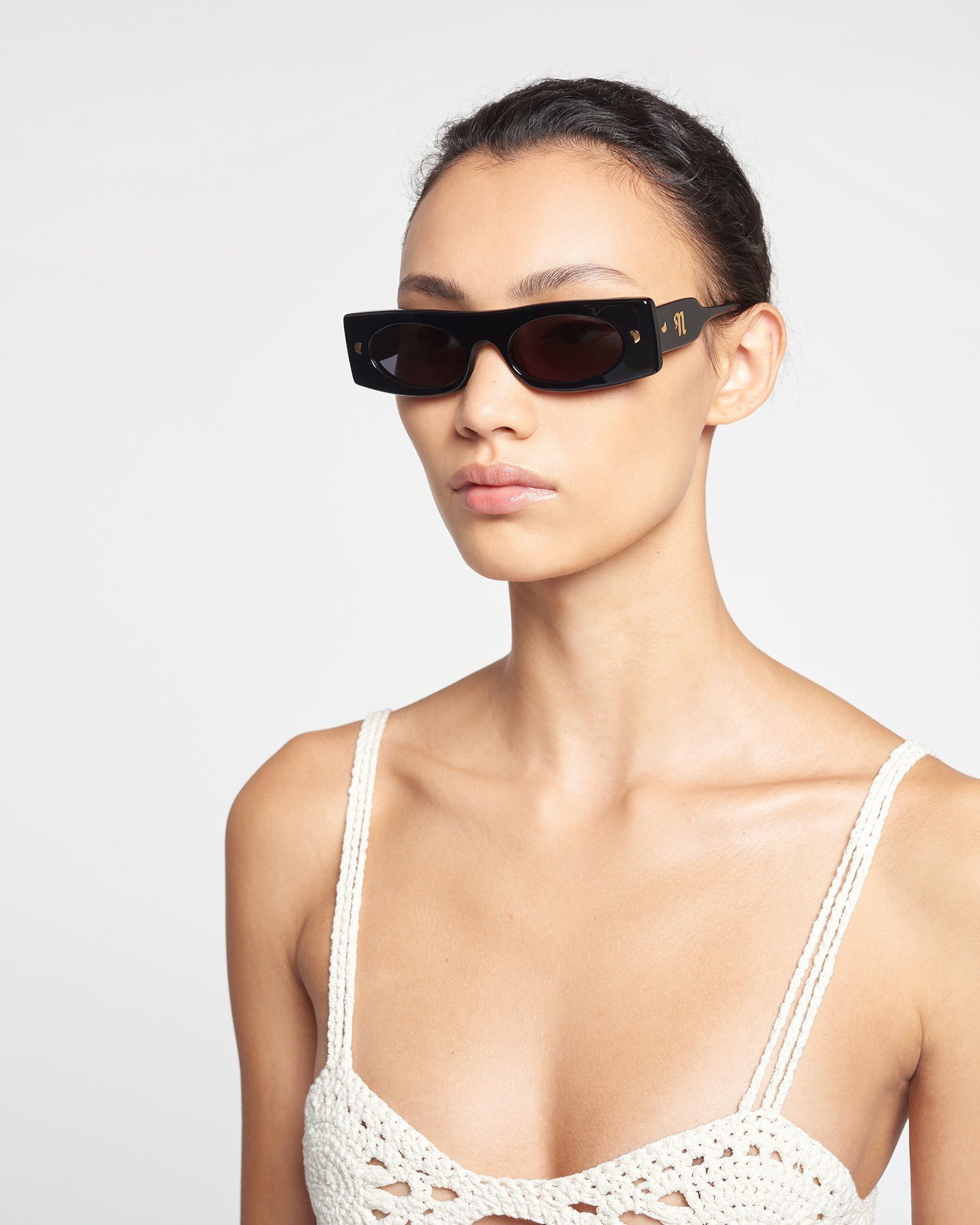 Unisex | Ruthie Bio-Plastic Visor Sunglasses | Black