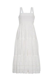 Taormina Dress | Bria Eyelet Ivory
