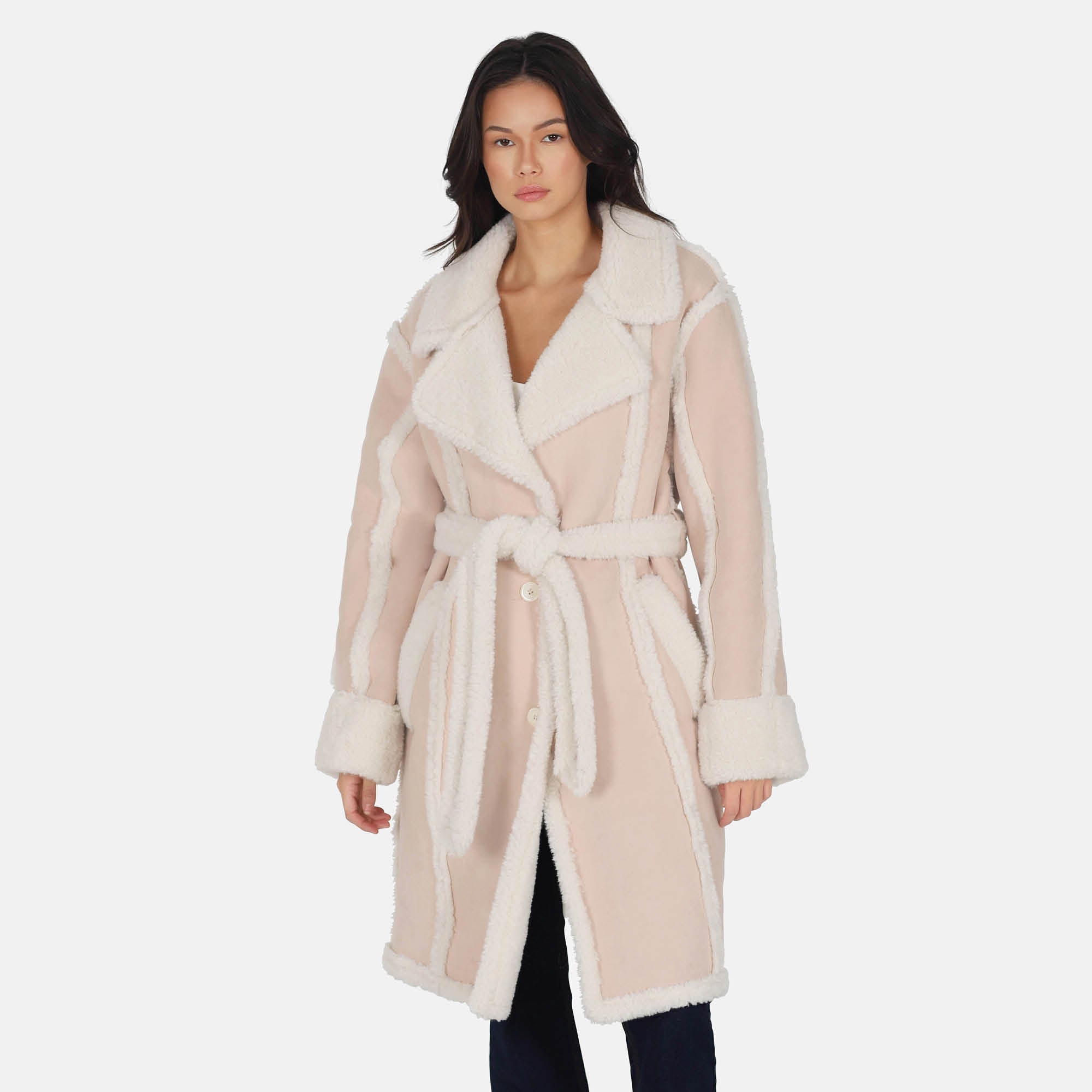 OW Collection NEW YORK Coat Coat 006 - Light Beige