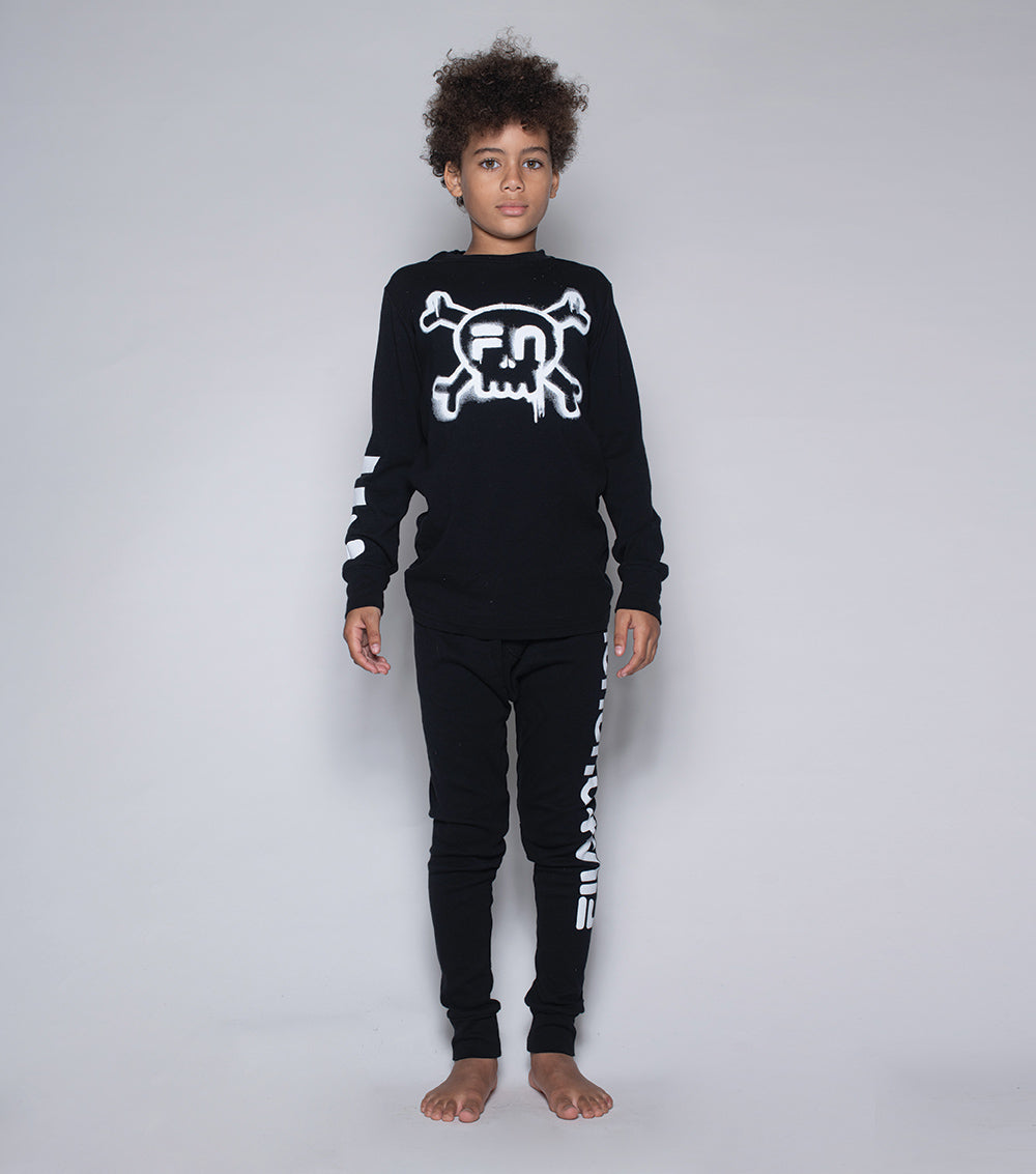 Kid | Skull Loungewear | Black