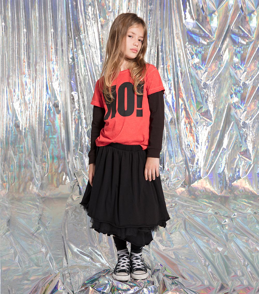 Kid | Layered Tulle Skirt | Black