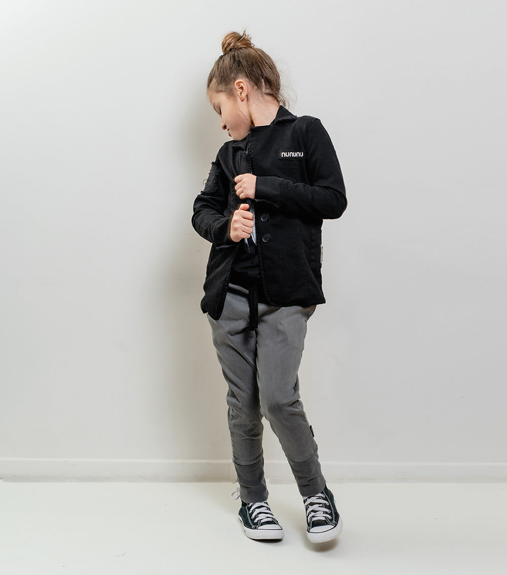 Kid | Vintage Sweatpants | Dyed Dark Grey