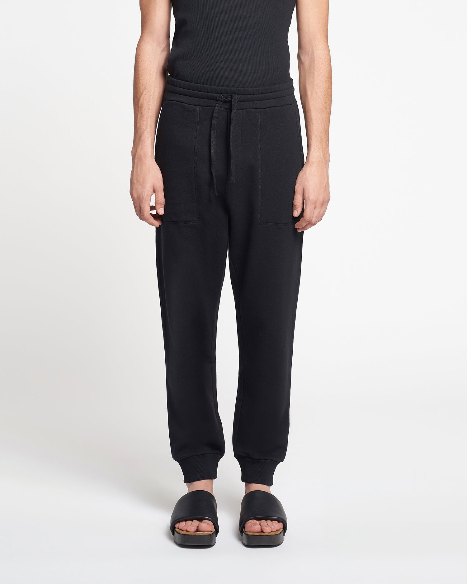 Mens | Shay Organically Grown Cotton Sweatpants | Black