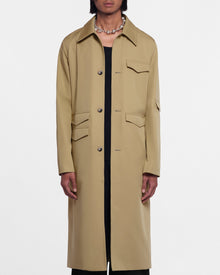 Mens | Derron Bonded Trench Coat | Beige