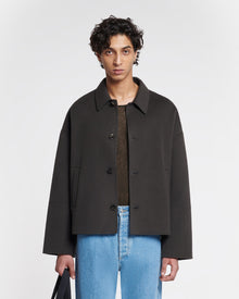 Mens | Marcin Double Wool And Silk Blend Jacket | Anthracite