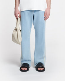 Mens | Gannon Crocheted Straight-Leg Jeans | Eco Bleach