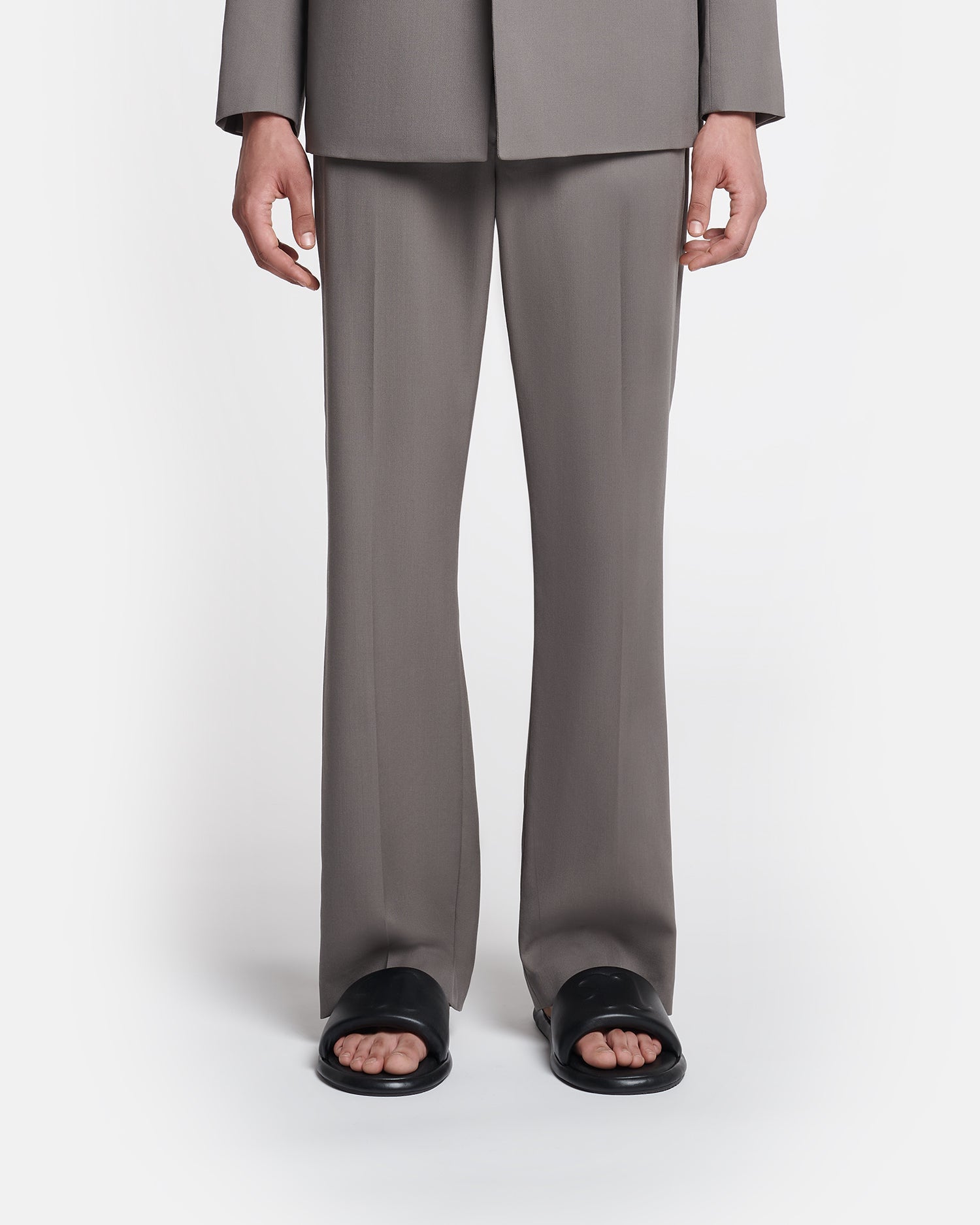 Mens | Loic Twill Suit Pants | Gull Grey