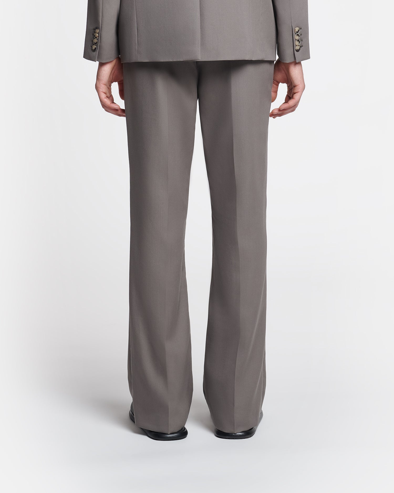 Mens | Loic Twill Suit Pants | Gull Grey