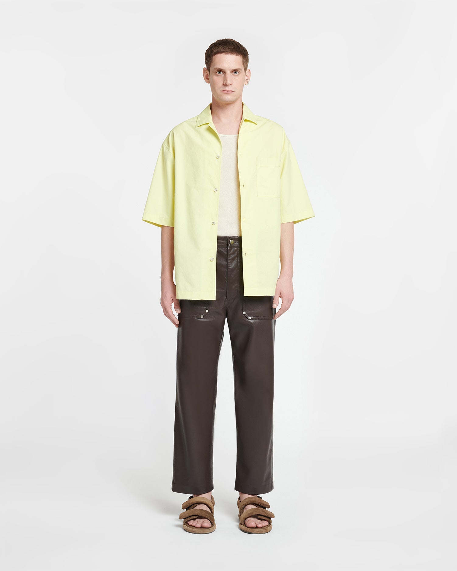 Mens | Caspian Poplin Shirt | Lumen