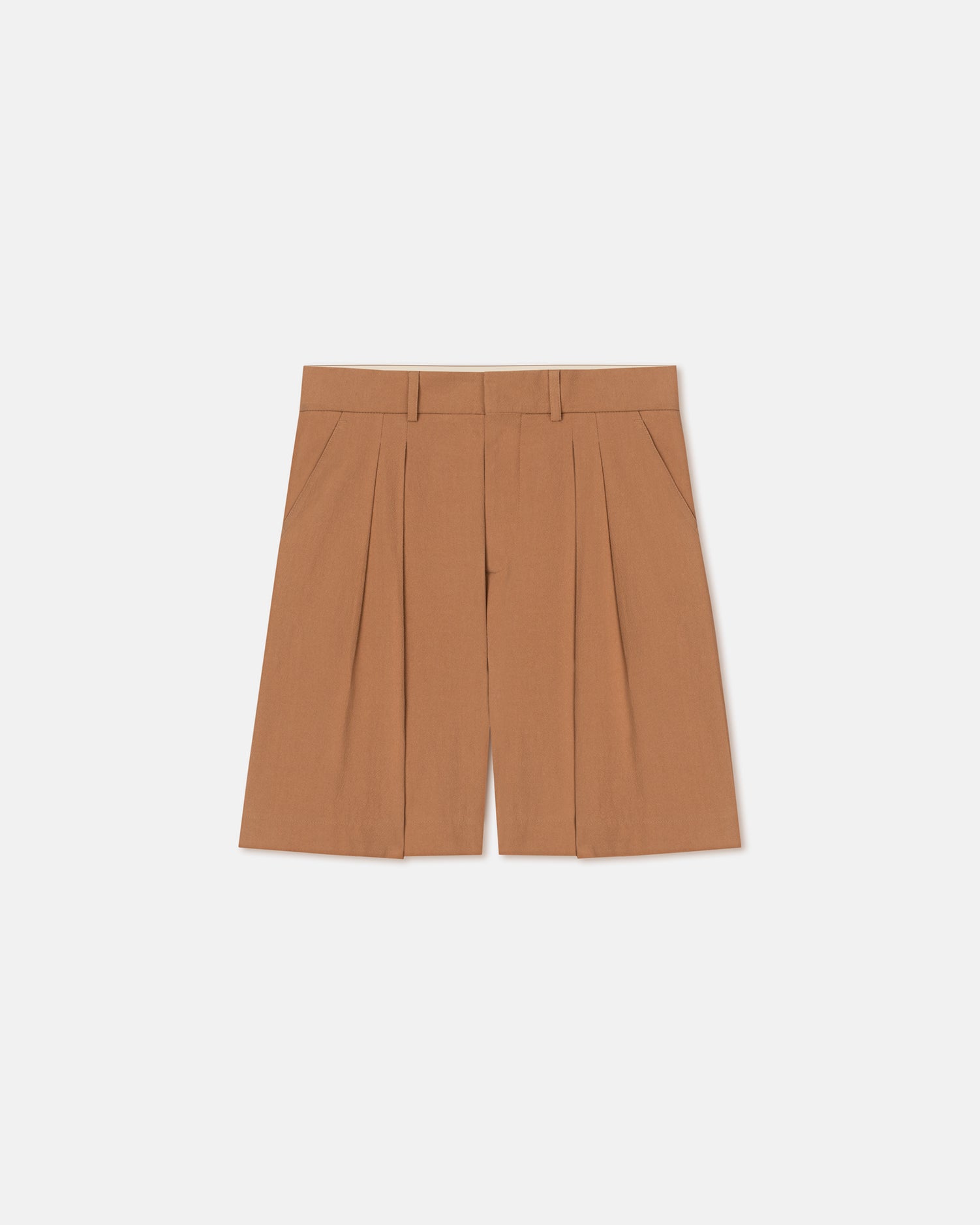 Mens | Carsten Washed-Calico Shorts | Rust