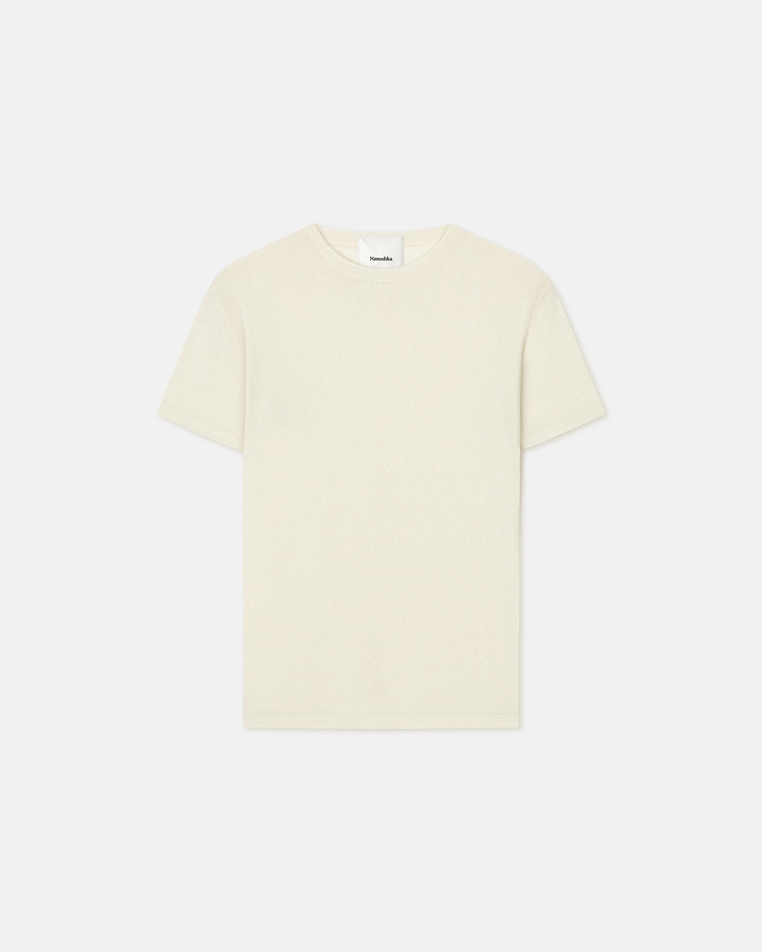 Mens | Jenno Mesh-Jersey T-Shirt | White Wax