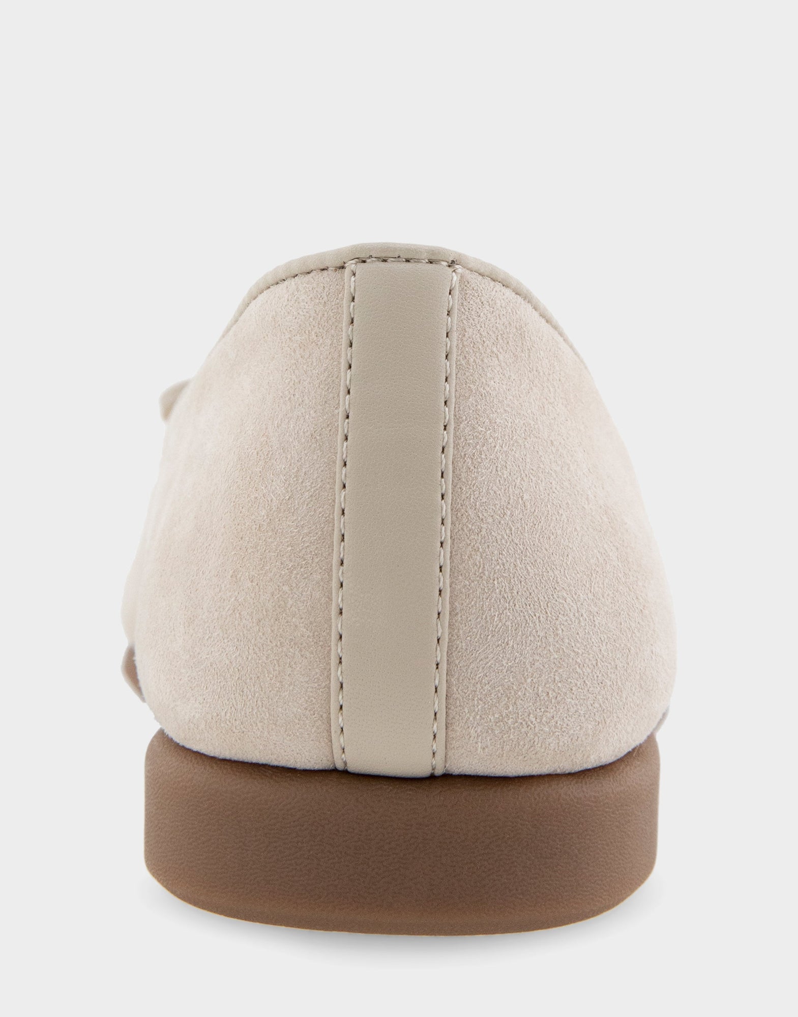 Novia Ballet Flat | Stone Suede