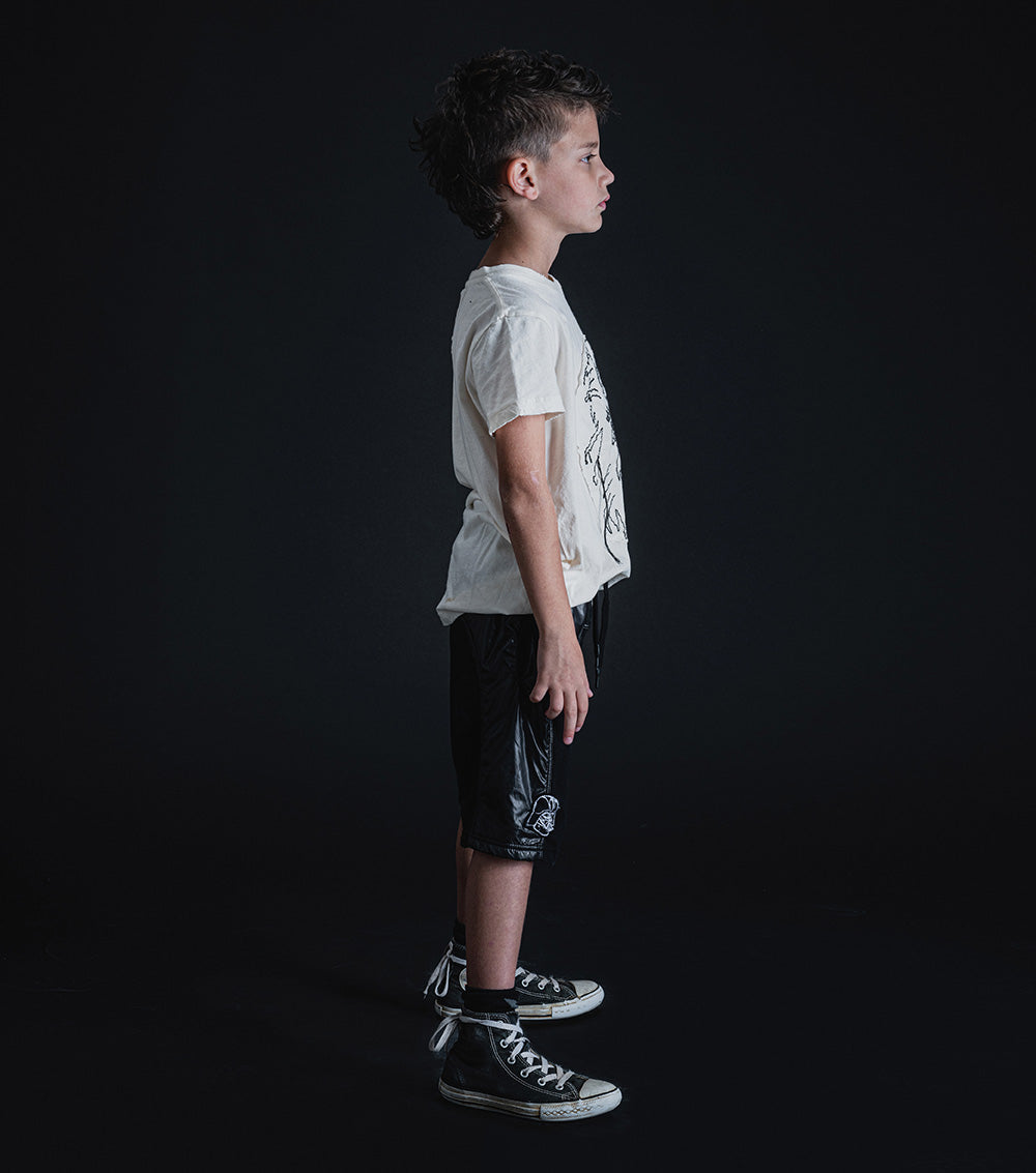 Kid | Embroidered Chewbacca T-Shirt | Natural