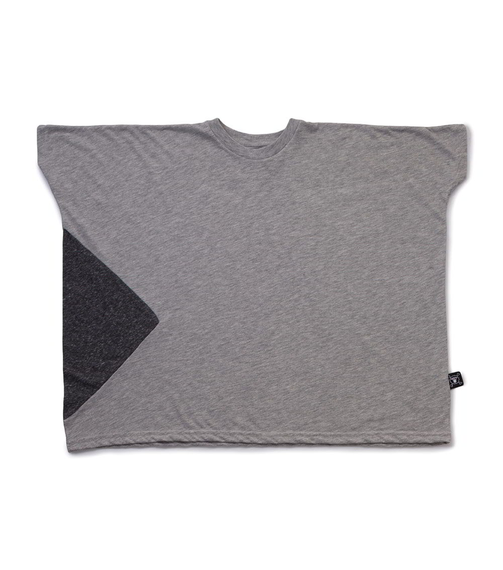 Kid | Box Dress | Heather Grey x Charcoal