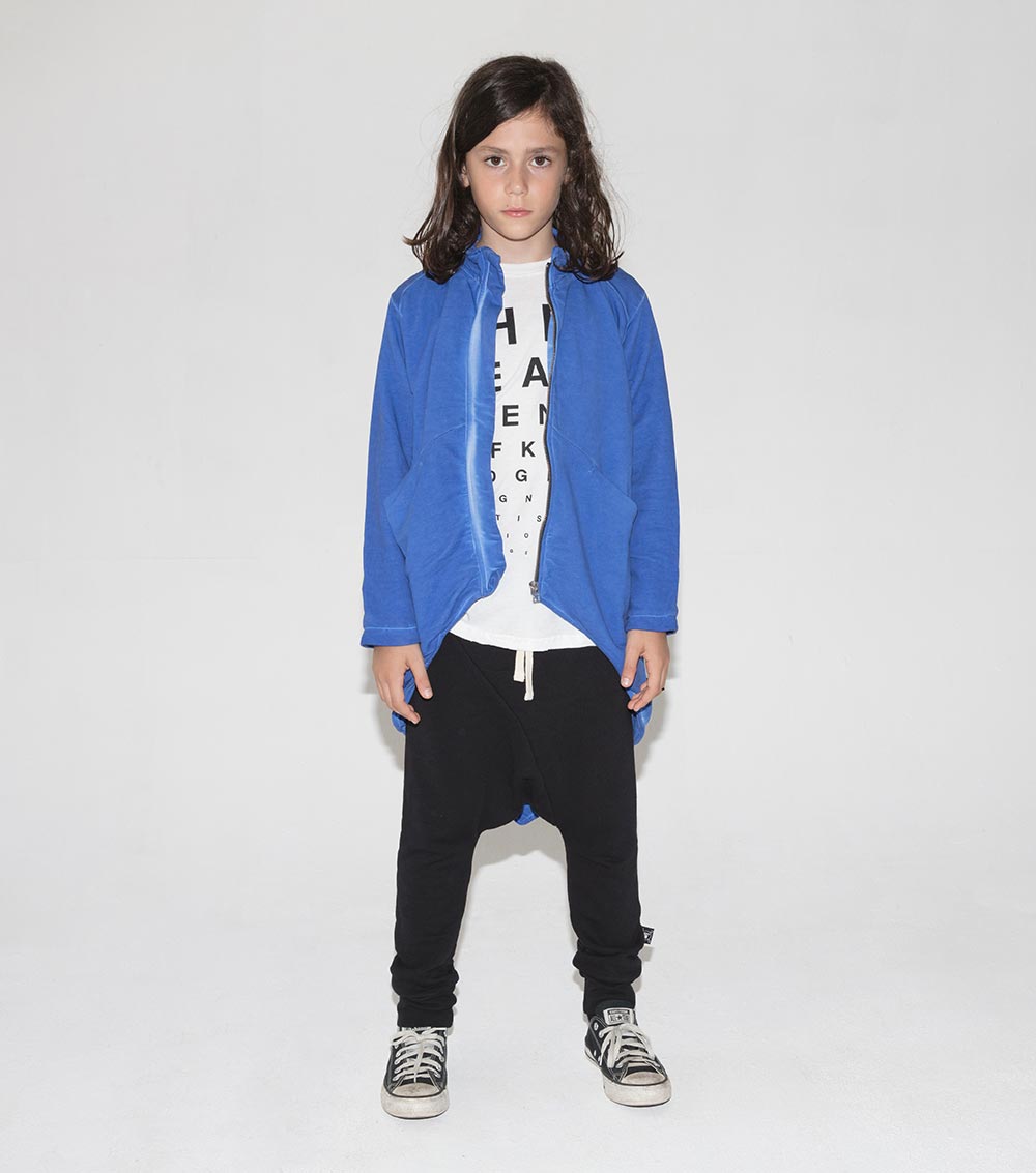Kid | Tail Jacket | Dirty Blue