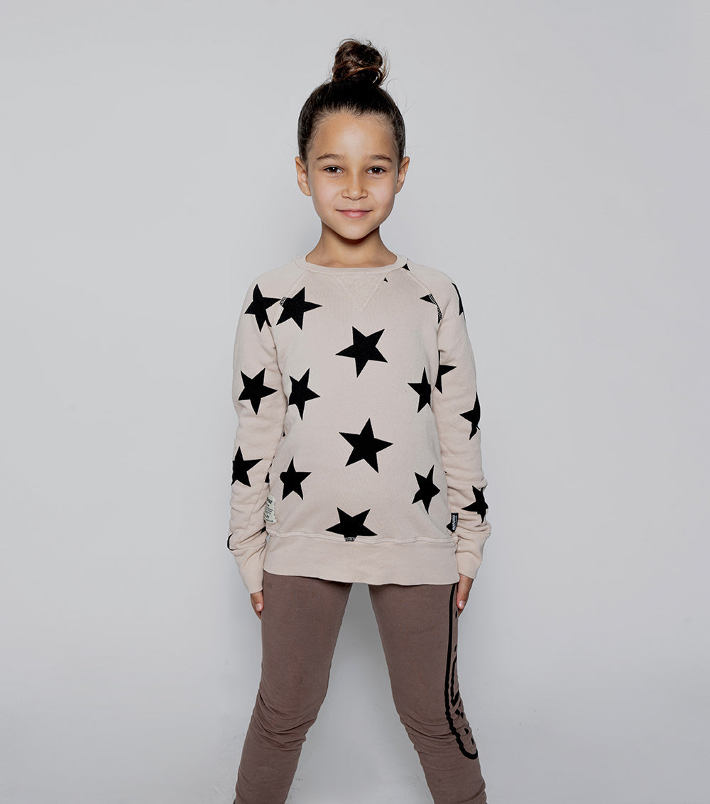 Kid | Star Sweatshirt | Powder Pink