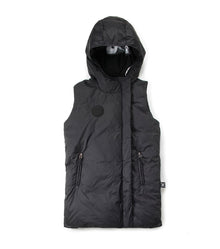 Kid | Long Down Vest | Black
