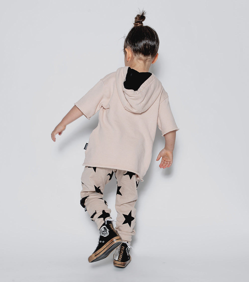 Kid | Light Star Baggy Pants | Moss Green
