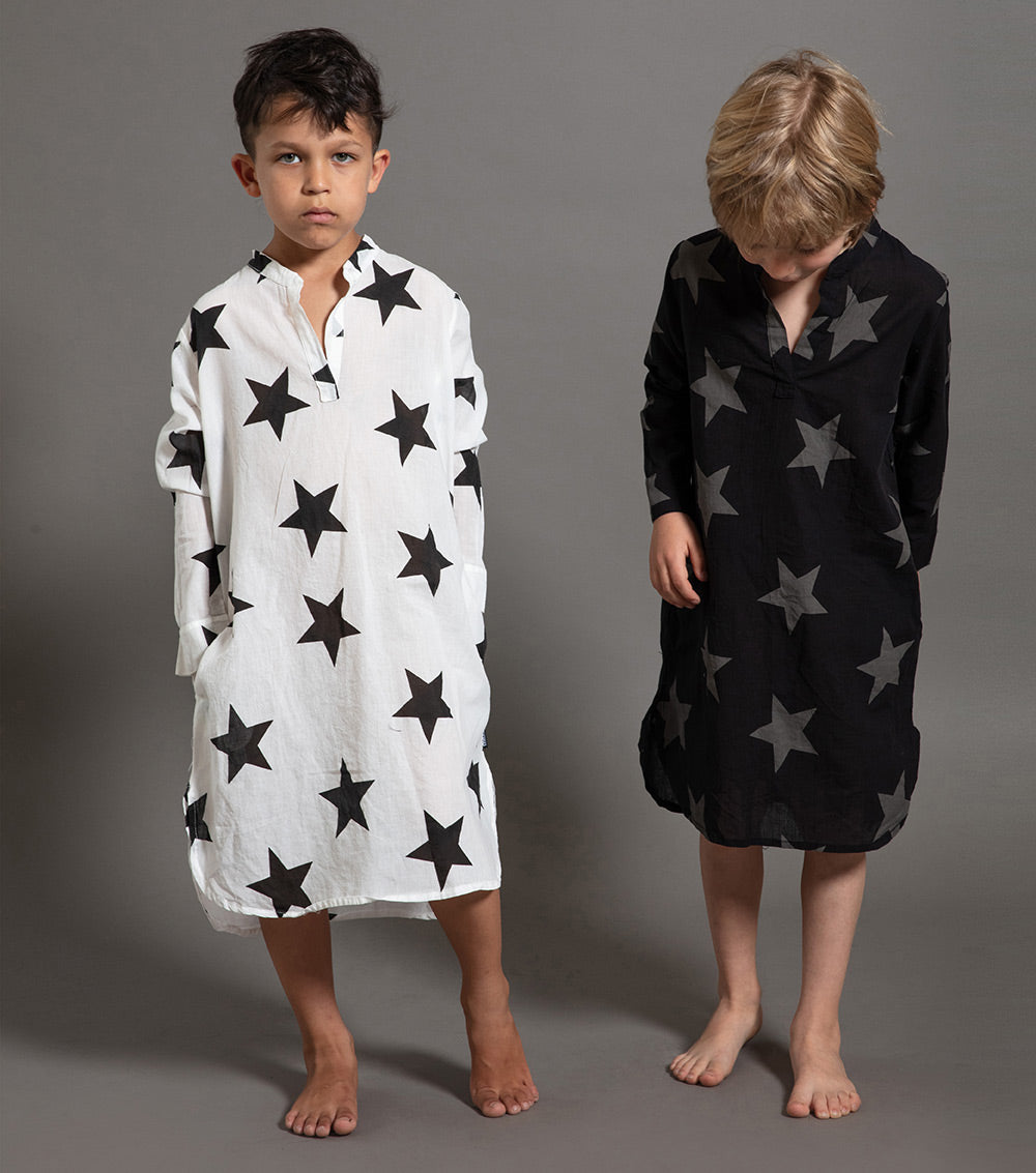 Kid | Star Kaftan | Black