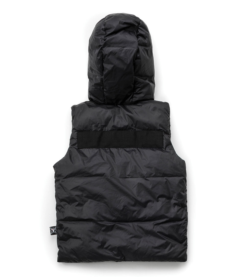 Kid | Cargo Down Vest | Black