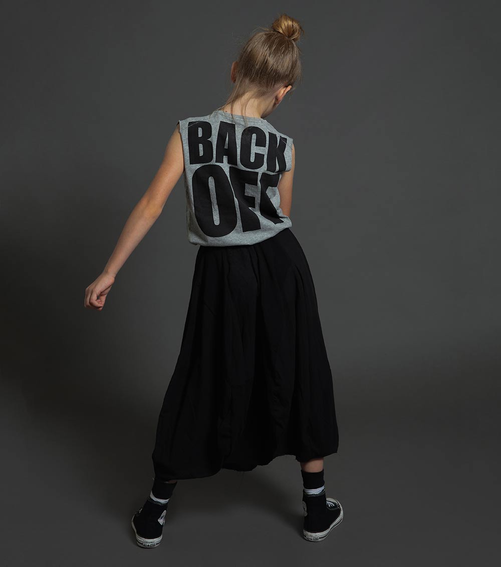 Kid | Feather Skirt | Black