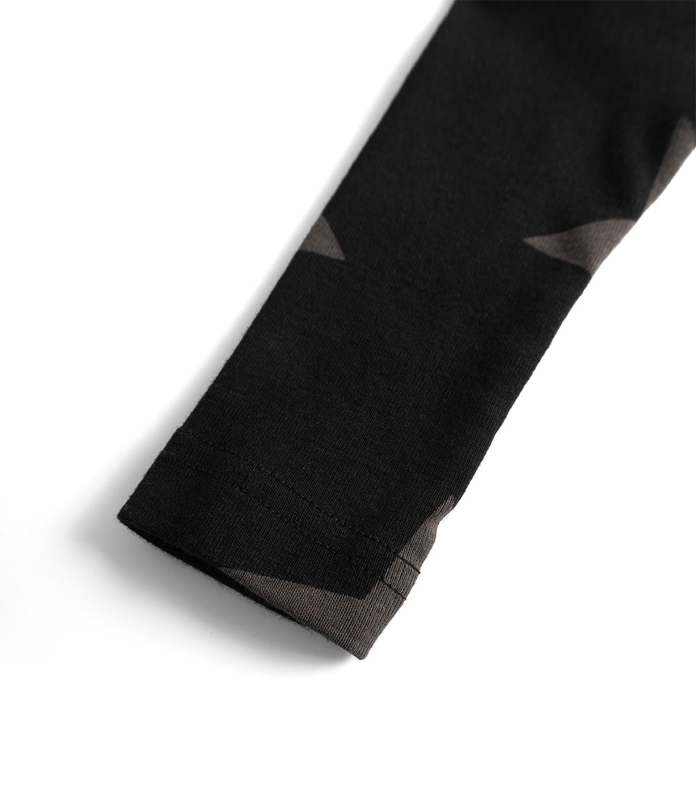 Newborn | Star Envelope Onesie | Black