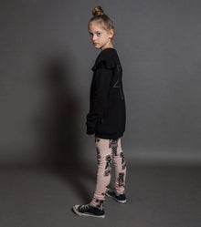 Kid | Tribal Dancers Leggings | Powder Pink