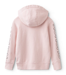 Kid | Fluffy Torn Hoodie | Powder Pink