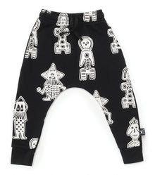 Kid | Tribal Dancers Baggy Pants | Black