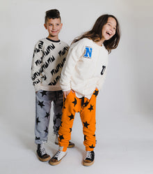 Kid | Star Baggy Pants | Mocha