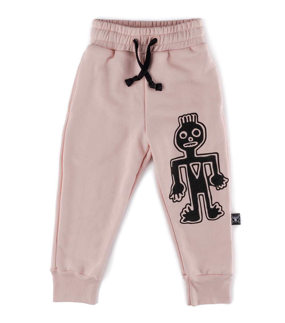 Kid | Tribal Dancer Fluffy Sweatpants | Powder Pink