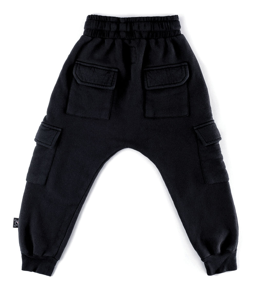 Kid | Side Pocket Sweatpants | Black