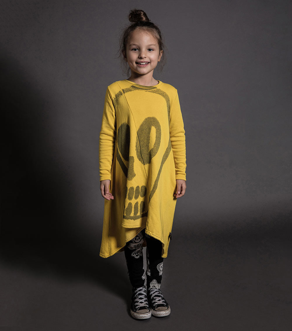 Kid | Dizzy Skull 360 Dress | Black