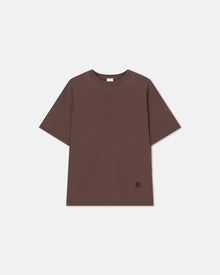 Unisex | Wren Embroidered Cotton-Jersey T-Shirt | Nutmeg