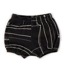 Kid | Sewing Pattern Yoga Shorts | Black